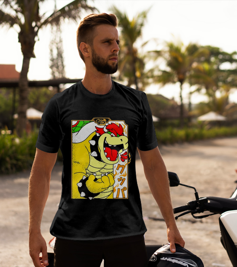 Bowser Japanese Pop Art Comic Style T-Shirt