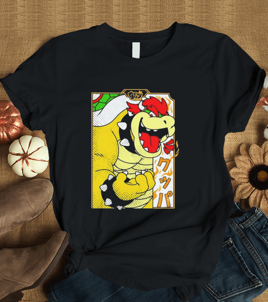 Bowser Japanese Pop Art Comic Style T-Shirt
