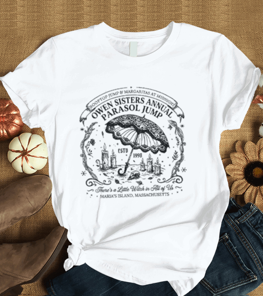 Owen Sisters Annual Parasol Jump New York City Central Park Event T-Shirt