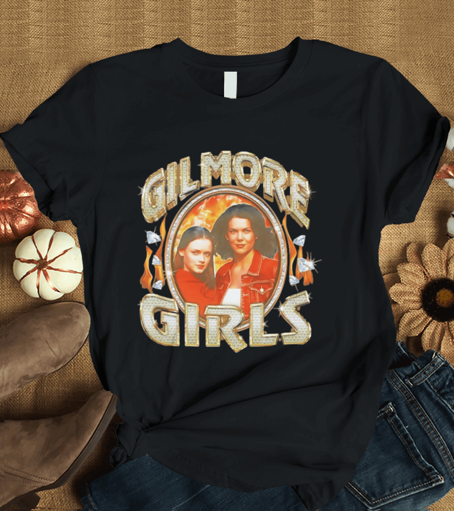 Gilmore Girls Flame Diamond 90s Bootleg T-Shirt