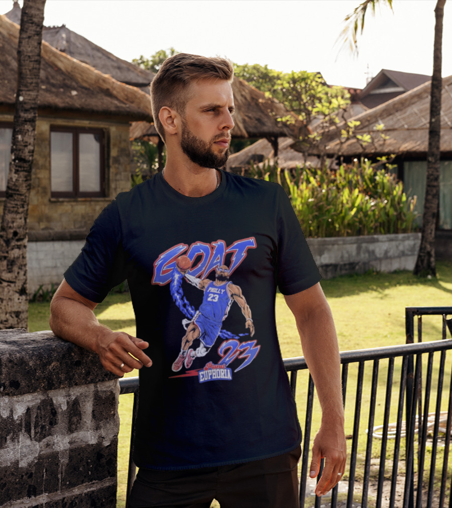GOAT LeBron 23 Philly NBA Planet Euphoria Comic 2026 T-Shirt