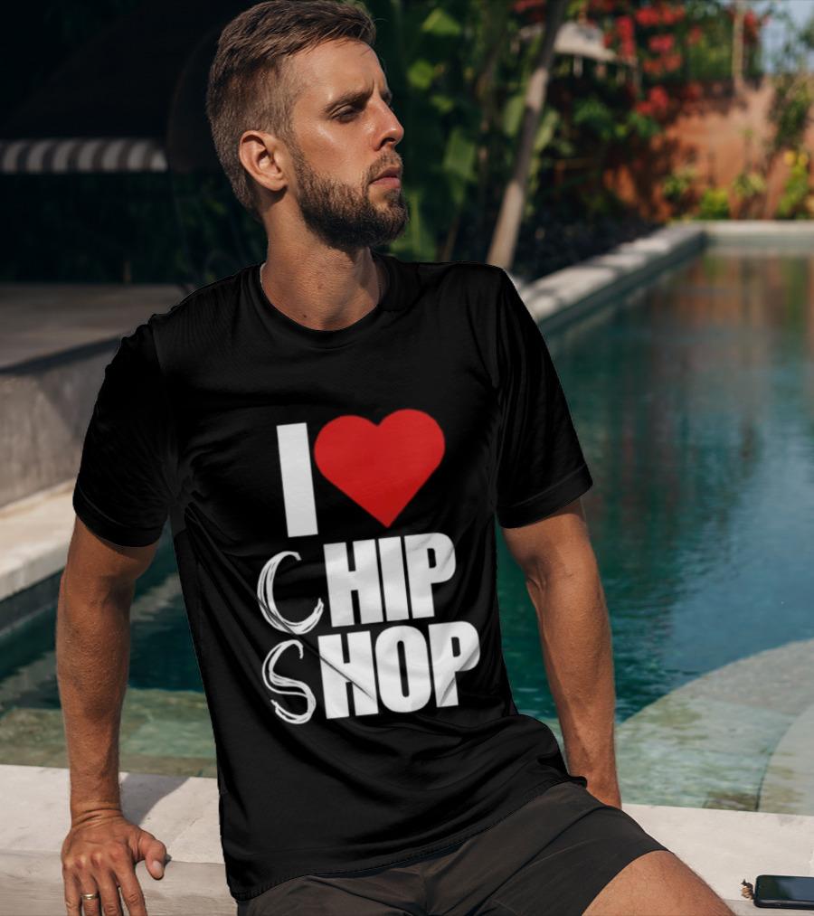 I Love Heart Chip Shop T-Shirt
