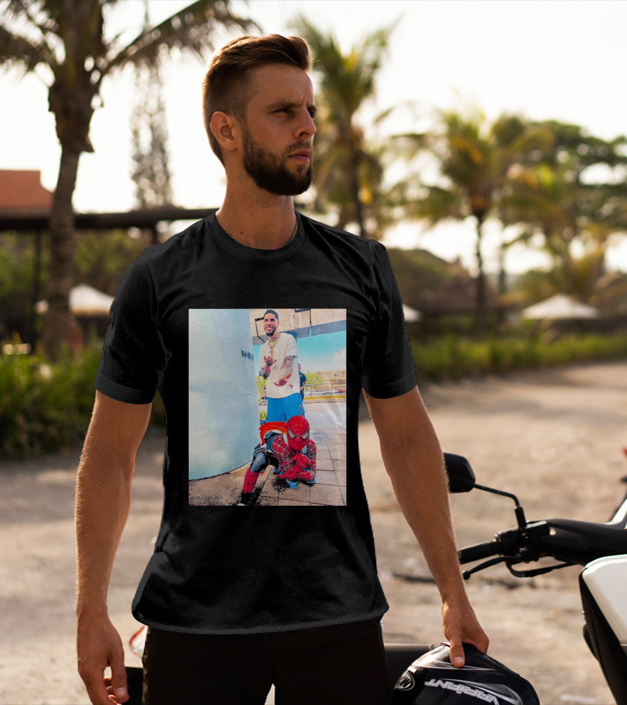BA MO LaMelo Ball Spider Man T-Shirt