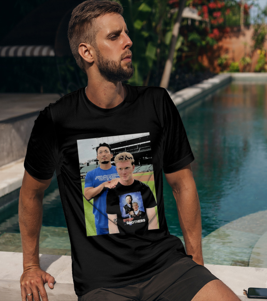 Seiya Suzuki Pete Crow Armstrong Step Brothers Baseball Humor T-Shirt