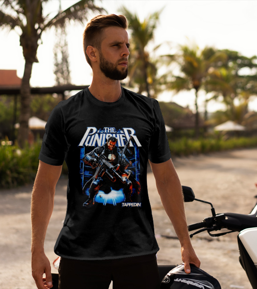 The Punisher Tappedin Marvel Frank Castle Iconic Comic T-Shirt