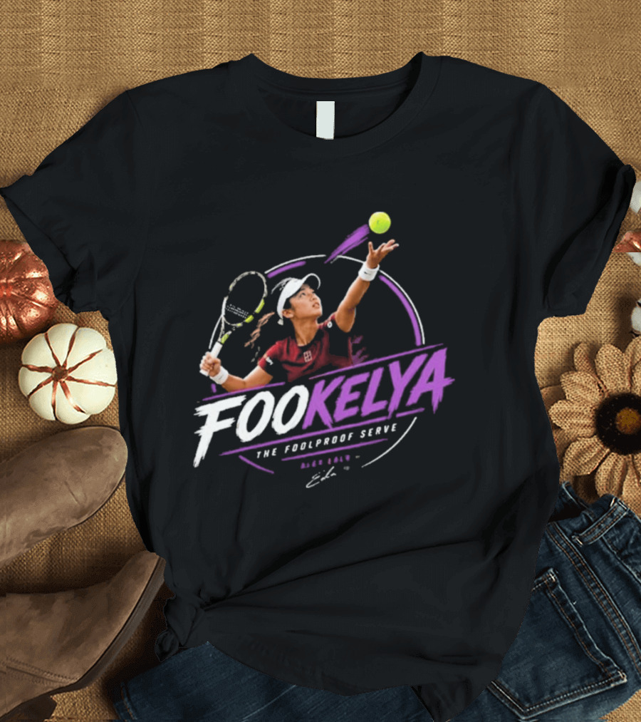 Fookelya The Poolproof Serve Tennis Player Action Serve T-Shirt