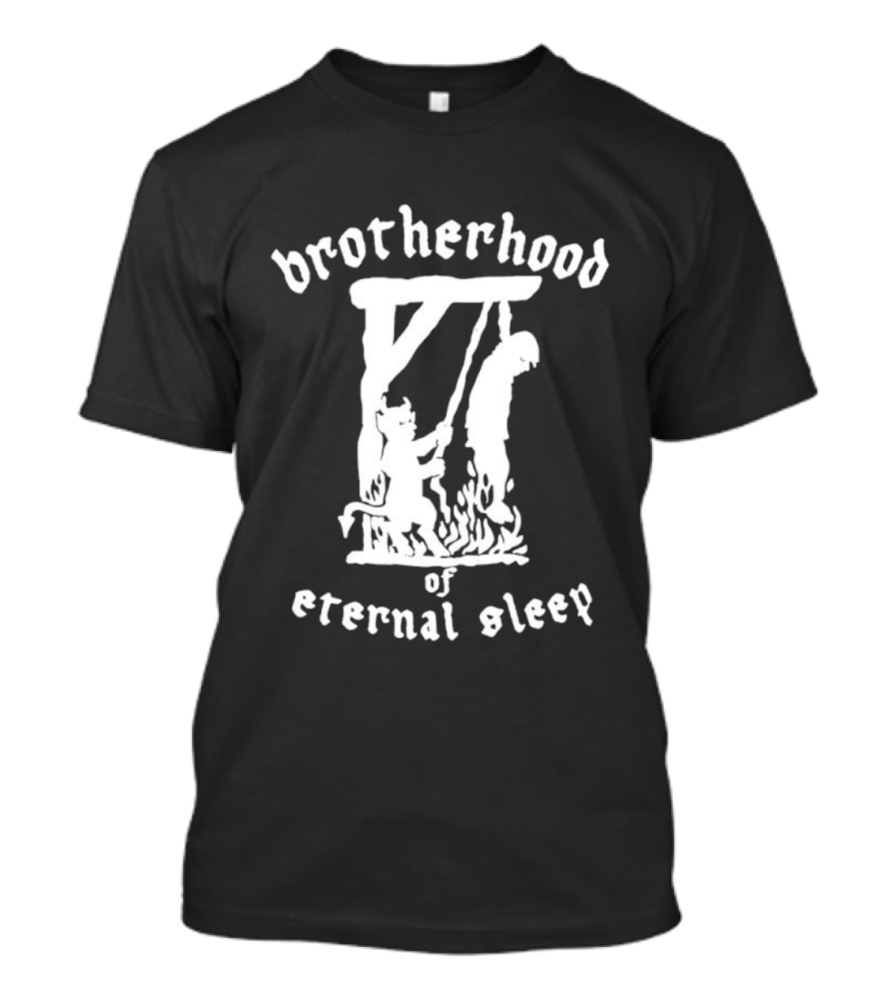 Brotherhood Of Eternal Sleep Death Metal Hanging Execution T-Shirt