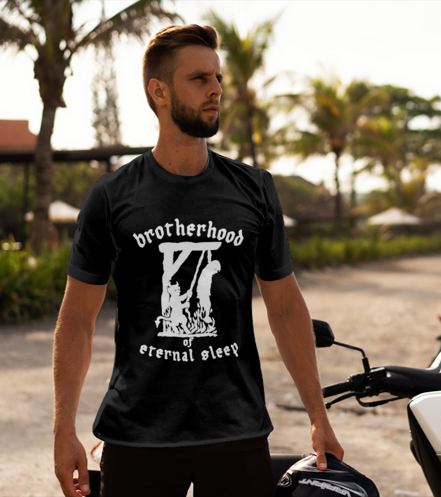 Brotherhood Of Eternal Sleep Death Metal Hanging Execution T-Shirt