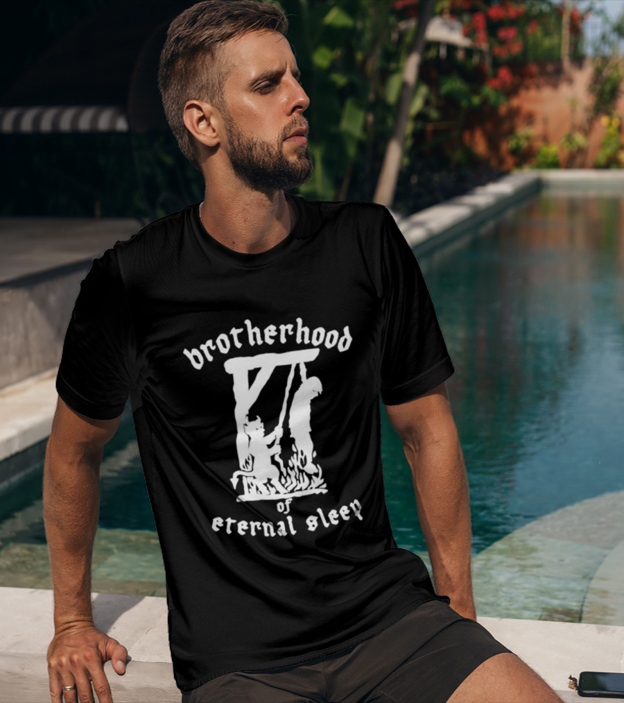 Brotherhood Of Eternal Sleep Death Metal Hanging Execution T-Shirt