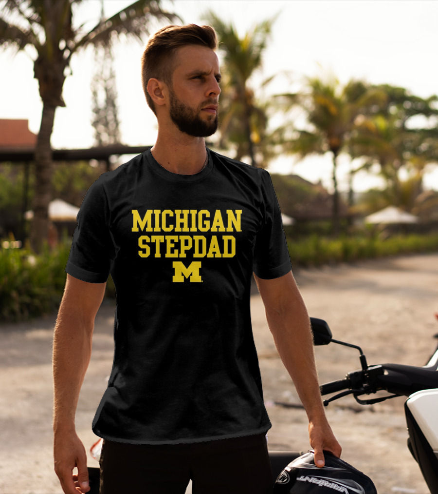 Michigan Wolverines Stepdad M NCAA 2026 T-Shirt
