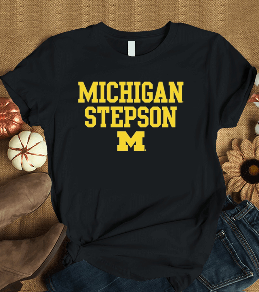 Michigan Wolverines Stepson M 2026 NCAA Team Support T-Shirt