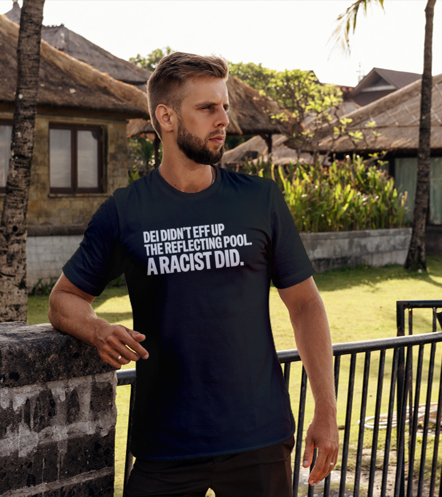 DEI Didn't Eff Up The Reflecting Pool A Racist Did T-Shirt