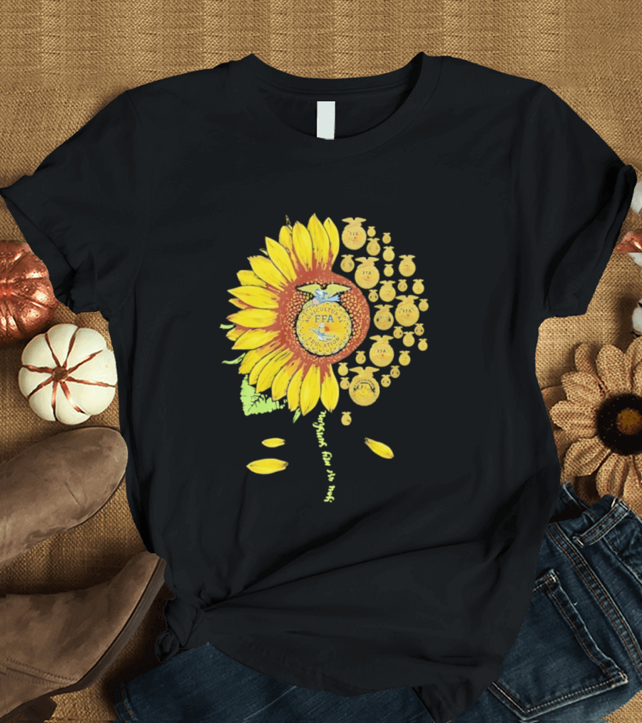 You Are My Sunshine FFA Sunflower Emblem Agricultural Education T-Shirt