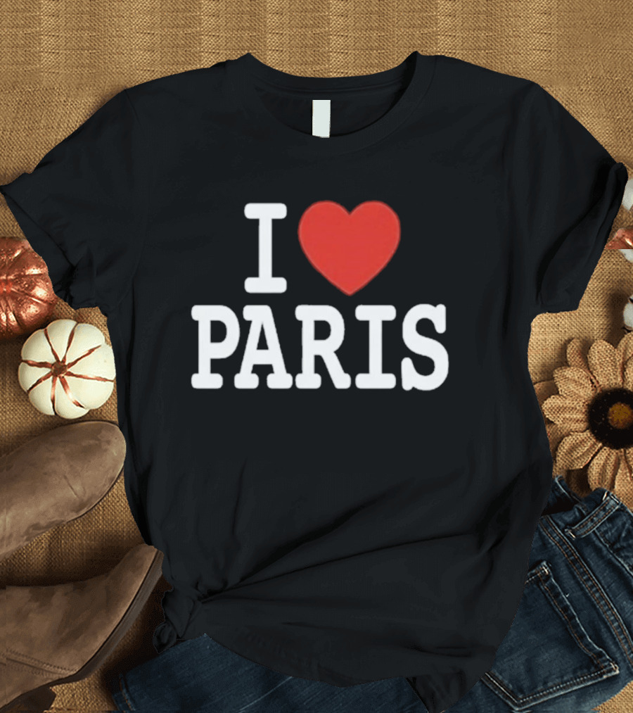 Stephon Castle I Love Paris Heart T-Shirt