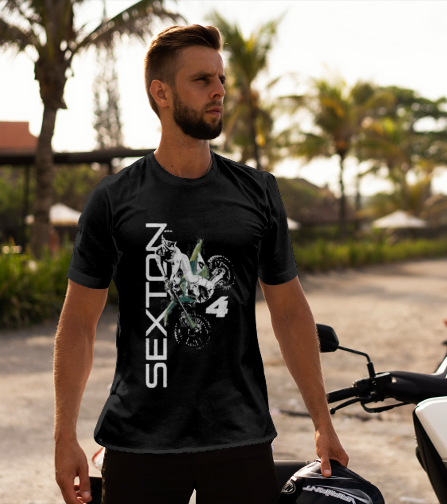 Kawasaki Chase Sexton Motocross Rider Racing T-Shirt