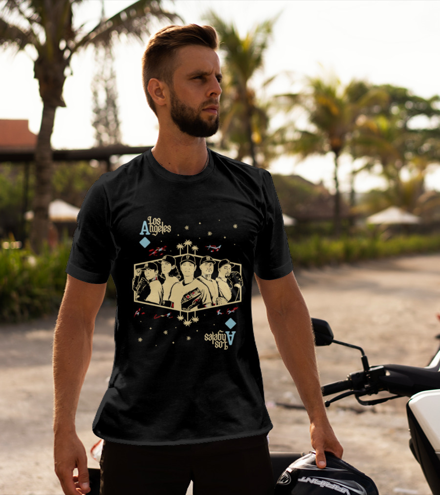 Los Angeles Dodgers Aces 2026 MLB Season Signatures T-Shirt