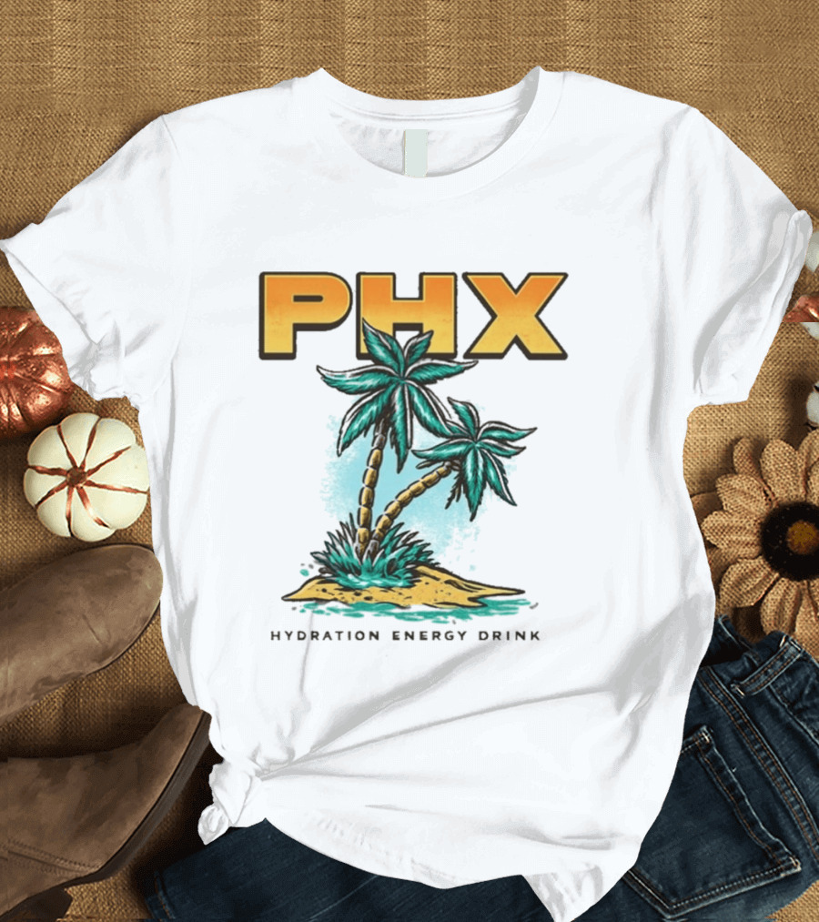 PHX Palm Tree Hydration Energy Drink T-Shirt