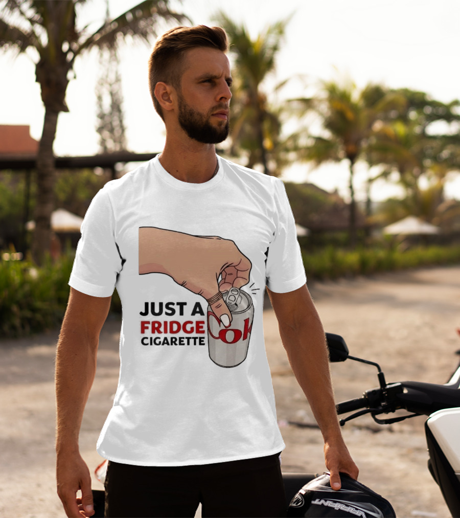 Just A Fridge Cigarette Coke Pop Art Can T-Shirt