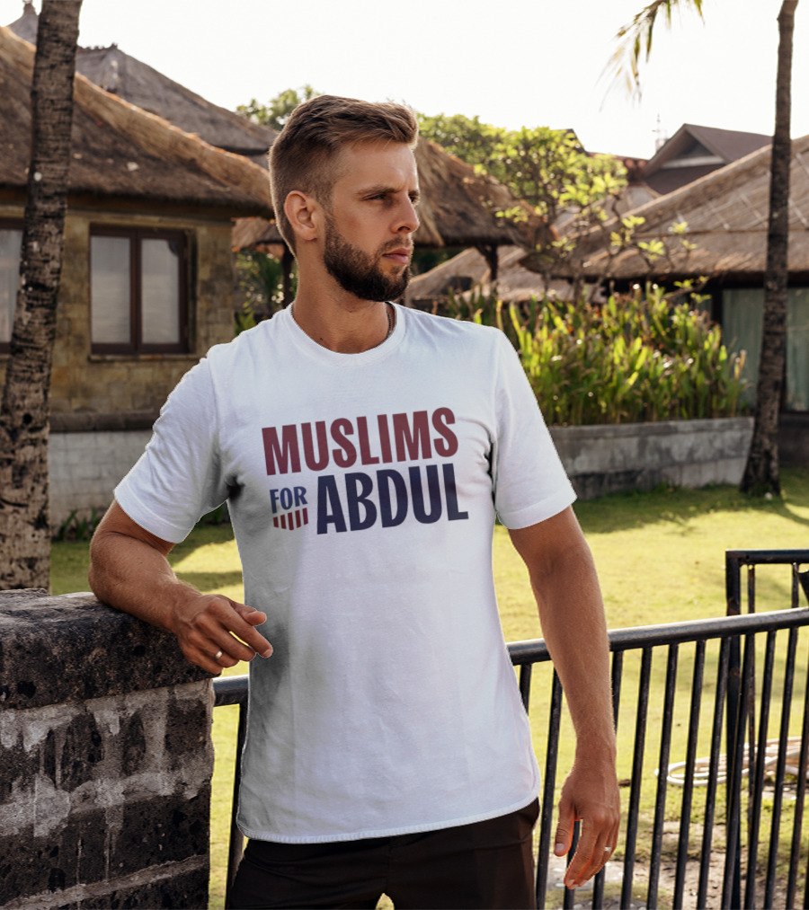 Muslims For Abdul Michigan Governor Progressive Politics T-Shirt