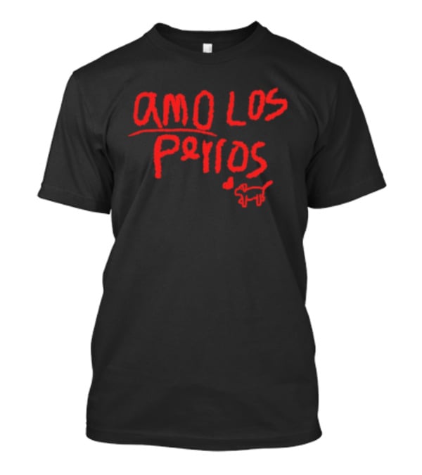 Amo Los Perros Pet Owner Dog Lover Spanish T-Shirt