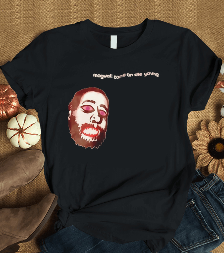 Mogwai Come On Die Young Album Cover Art Face T-Shirt