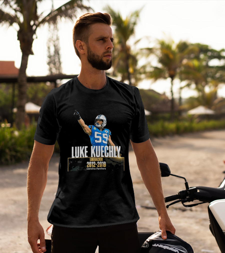 Luke Kuechly Carolina Panthers Linebacker 2012 2019 T-Shirt