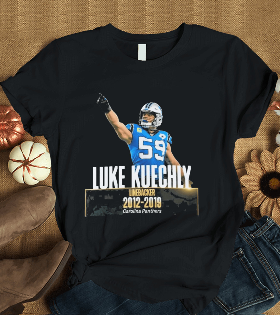 Luke Kuechly Carolina Panthers Linebacker 2012 2019 T-Shirt