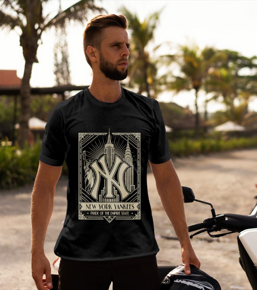 New York Yankees Pride Of The Empire State Iconic Skyline T-Shirt