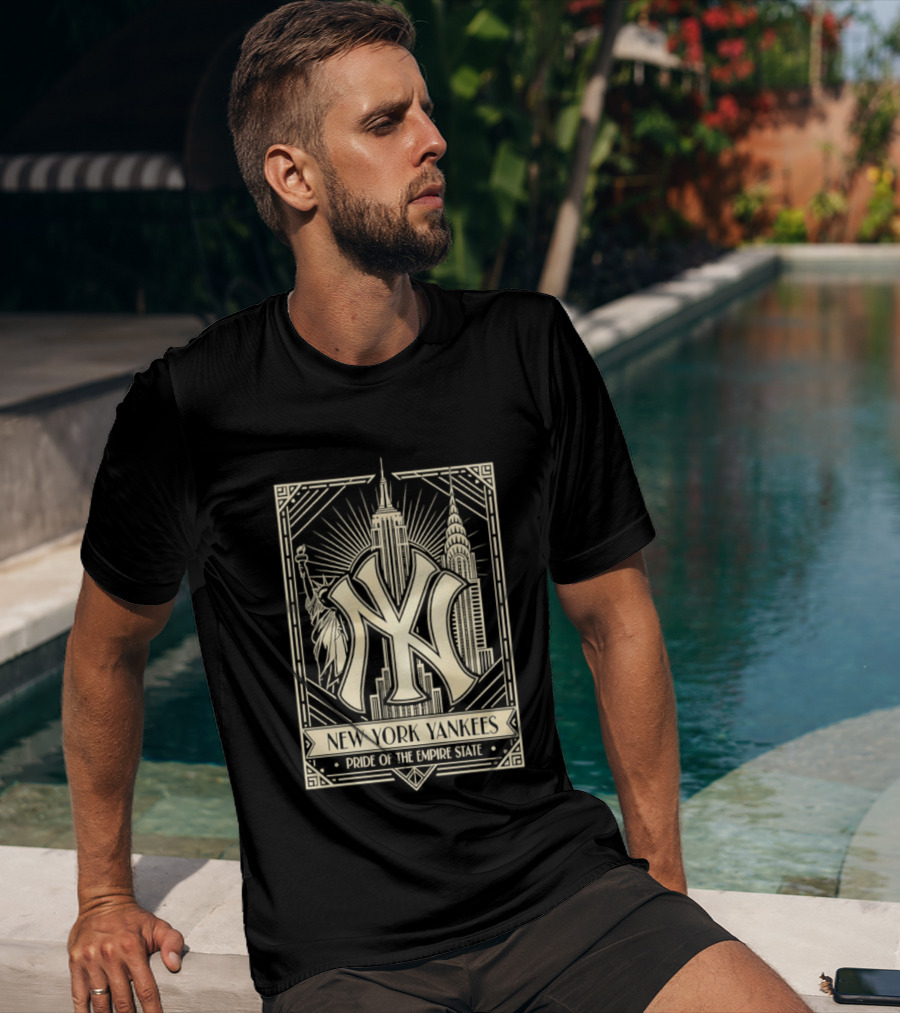 New York Yankees Pride Of The Empire State Iconic Skyline T-Shirt