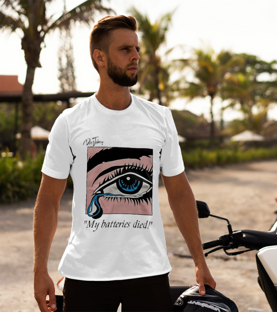 Doc Johnson My Batteries Died Tearful Eye T-Shirt