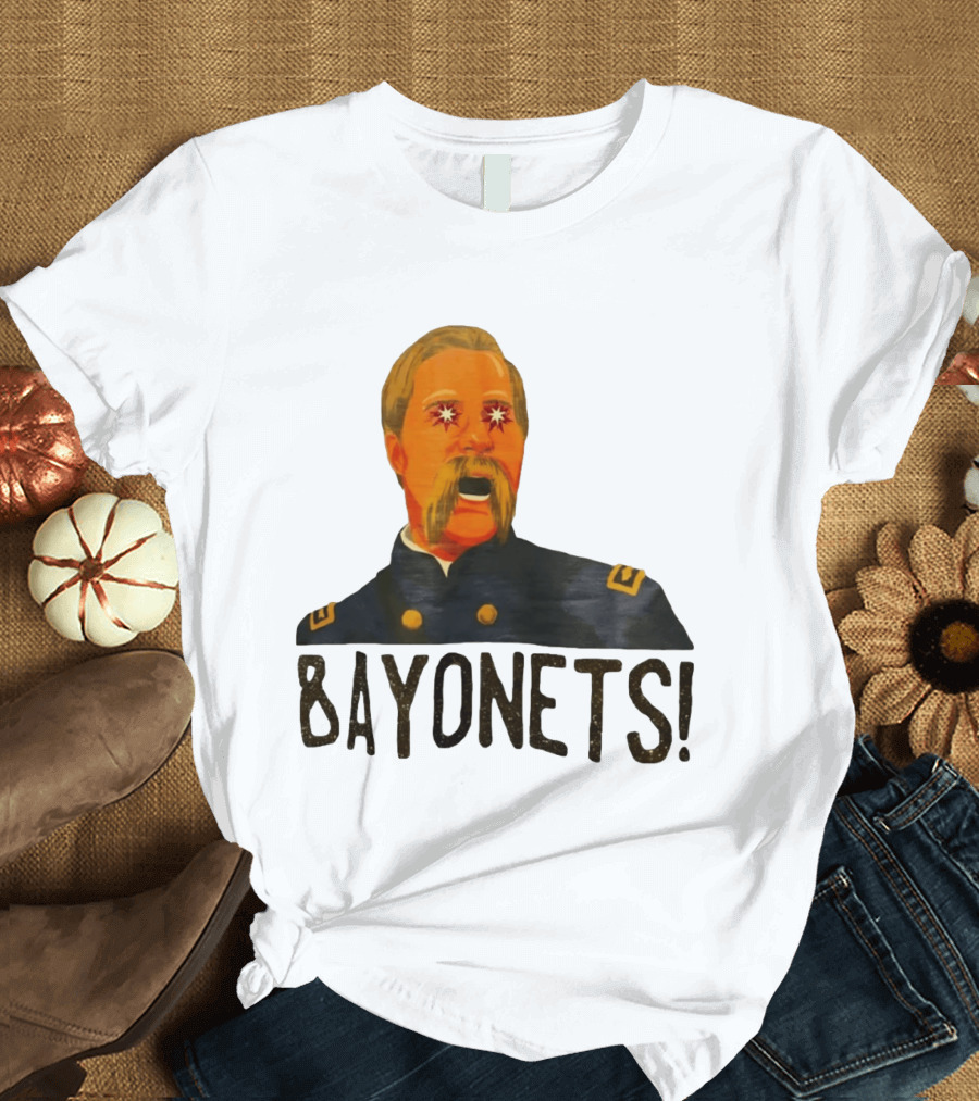 Bayonets Joshua Chamberlain Gettysburg Civil War T-Shirt