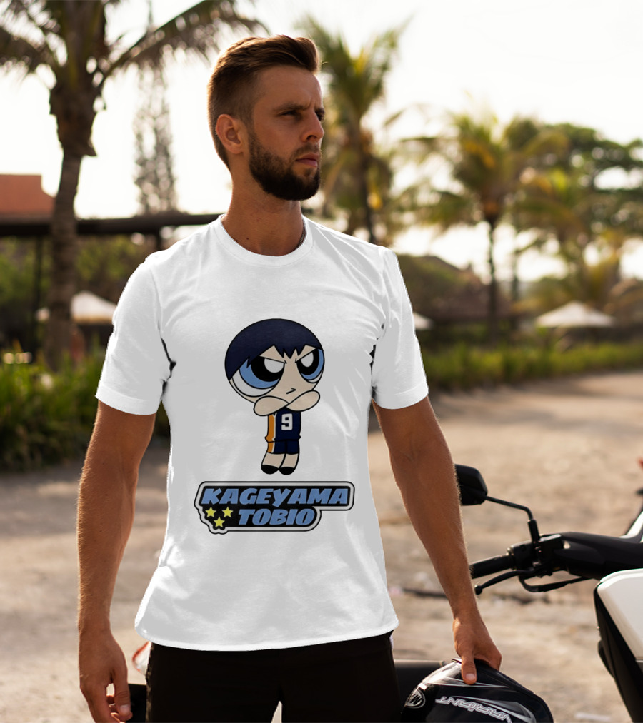 Kageyama Tobio 9 Haikyuu Powerpuff Girls T-Shirt