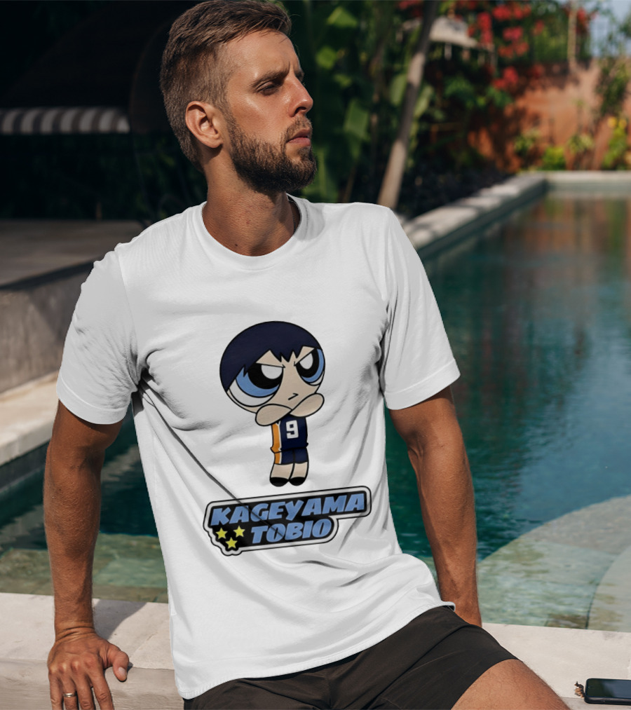 Kageyama Tobio 9 Haikyuu Powerpuff Girls T-Shirt