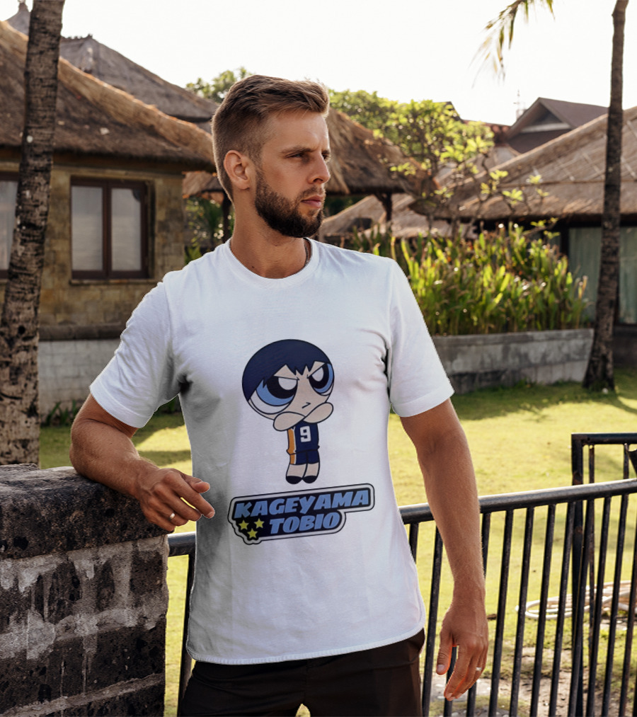 Kageyama Tobio 9 Haikyuu Powerpuff Girls T-Shirt