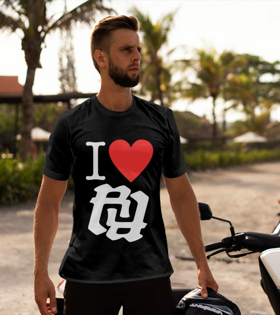 I Heart RR White T-Shirt
