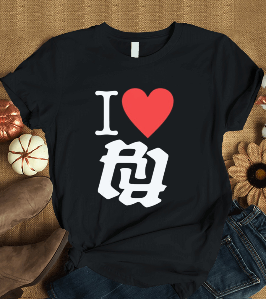 I Heart RR White T-Shirt