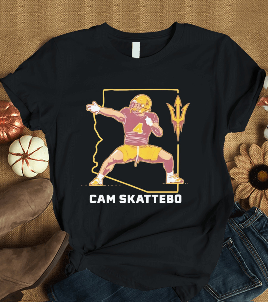 Cam Skattebo ASU Football Arizona State Sun Devils Star 2026 T-Shirt