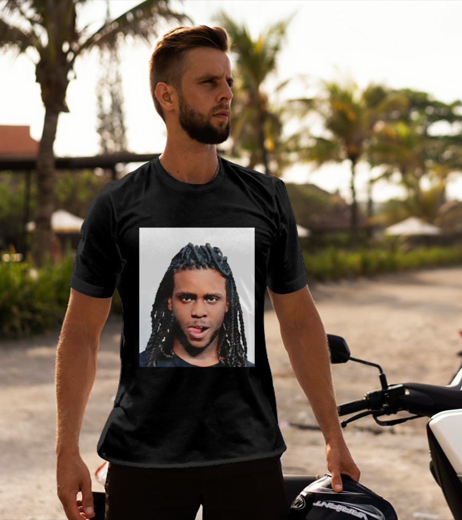 Chief Keef Shot Photo Dreadlocks Tongue Out T-Shirt