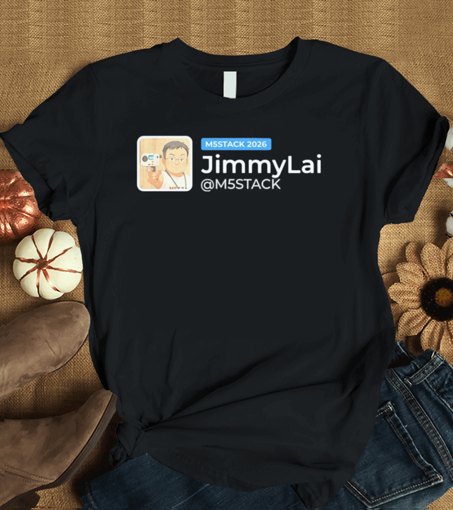 M5STACK 2026 Jimmy Lai M5Stack T-Shirt
