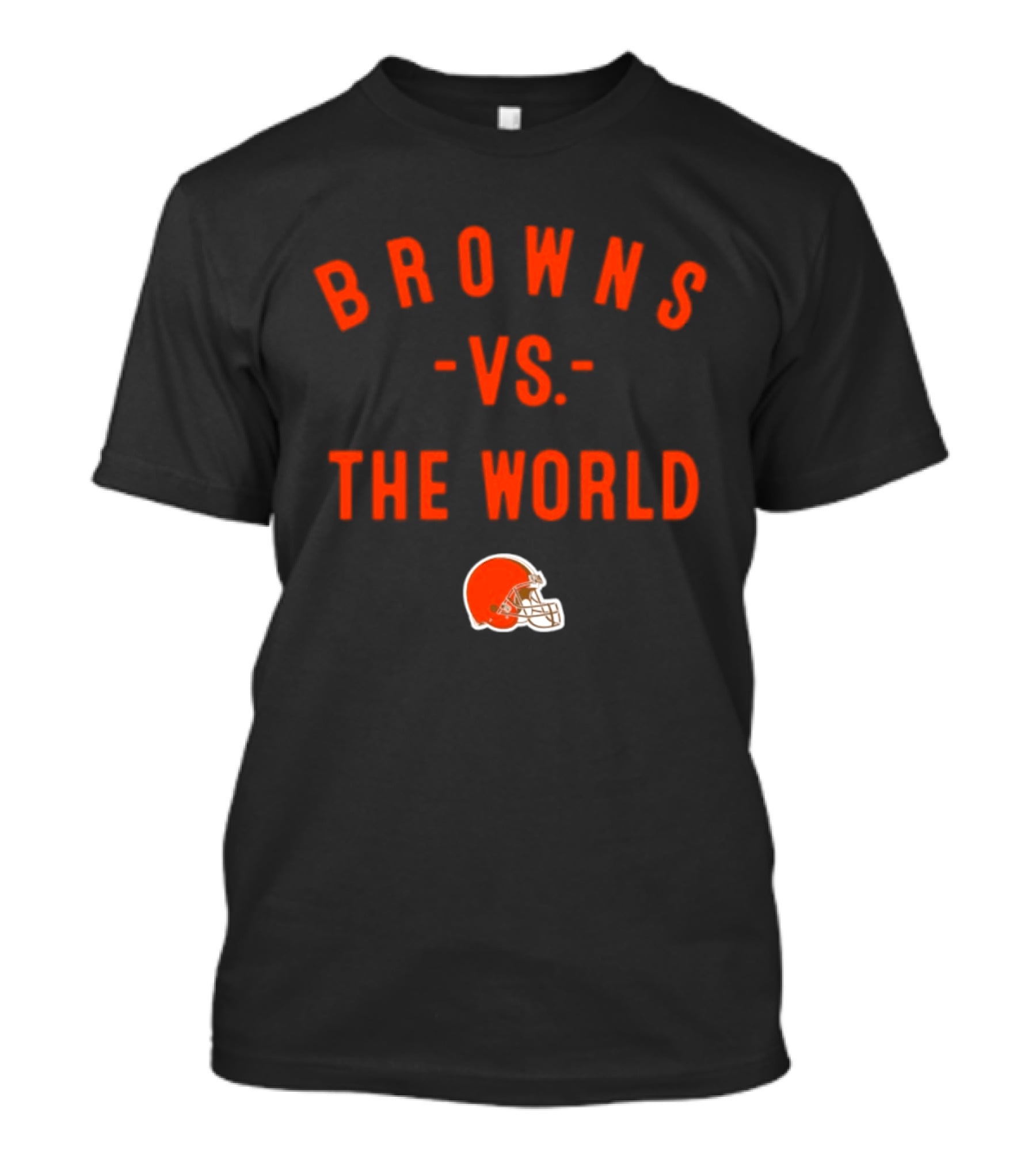 Browns Vs The World 2026 Season Cleveland Football Helmet T-Shirt