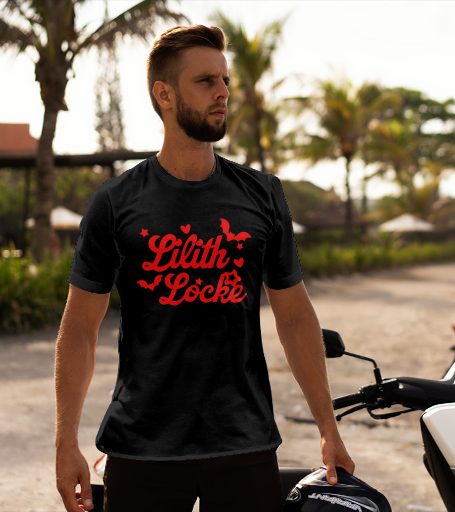 Lilith Locke Hearts And Stars With Bats T-Shirt