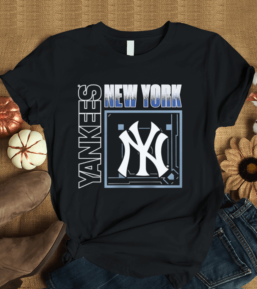 Men's New York Yankees George Lombard Jr. Black Homefield Pop Yankees T-Shirt