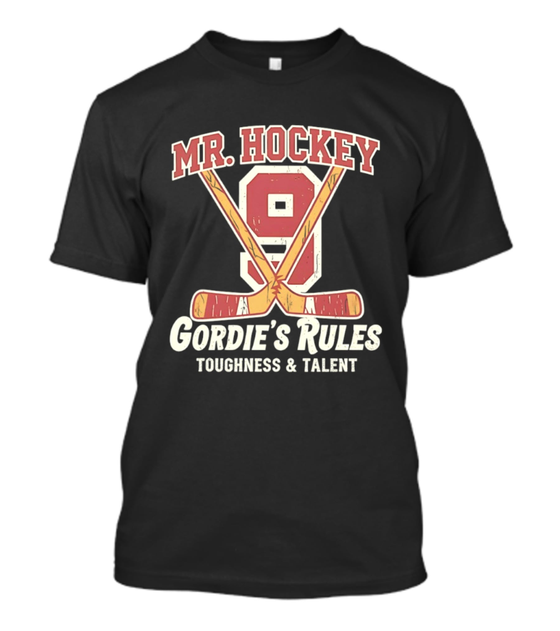 Mr Hockey Gordie's Rules Toughness Talent 9 T-Shirt