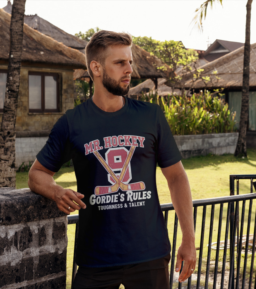 Mr Hockey Gordie's Rules Toughness Talent 9 T-Shirt