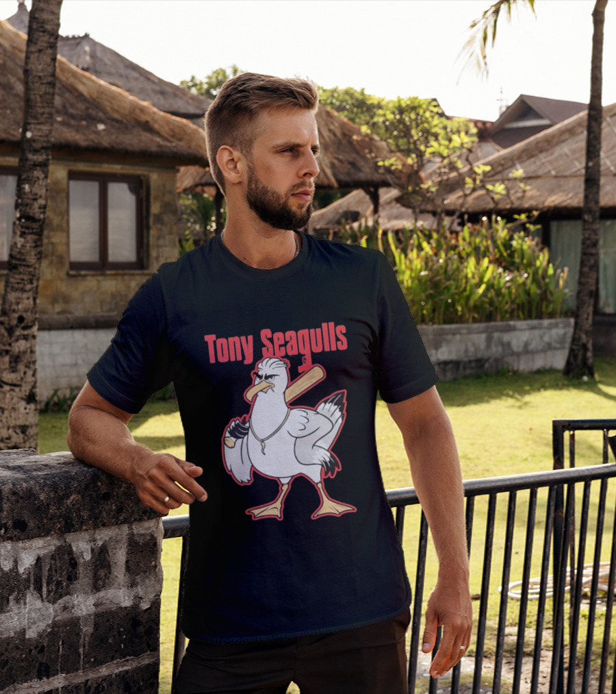 Tony Seagulls Seagull Baseball Bat Boston Red Sox Anthony Seigler T-Shirt