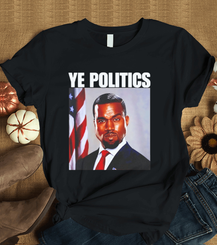 Ye Politics Kanye West American Flag T-Shirt
