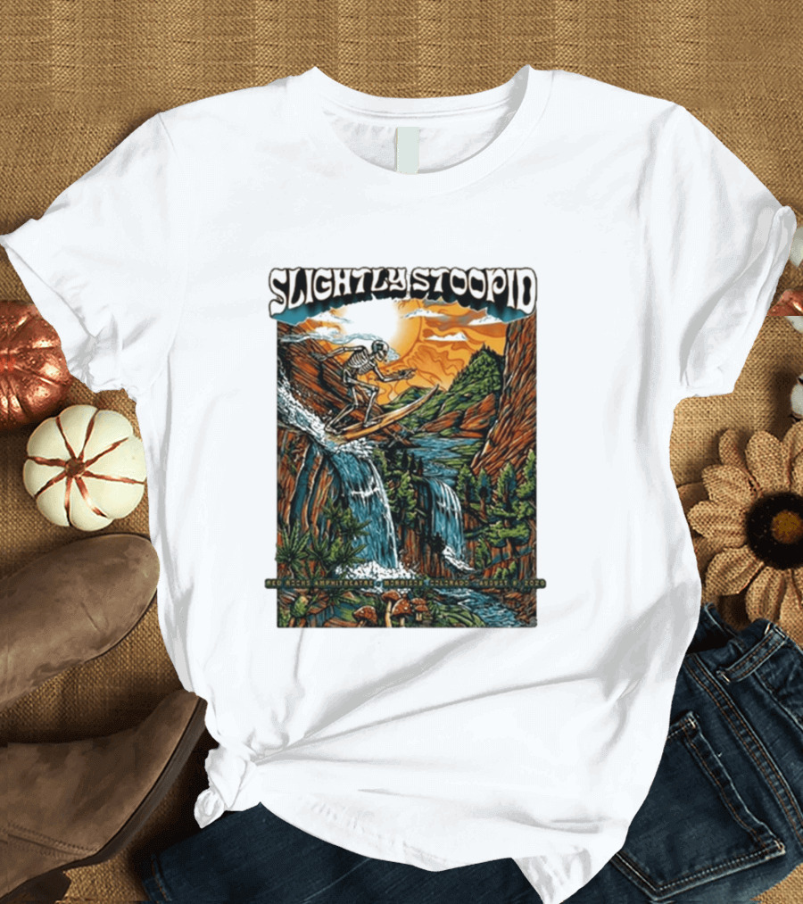 Slightly Stoopid Red Rocks Amphitheatre Morrison Colorado August 8 2026 T-Shirt
