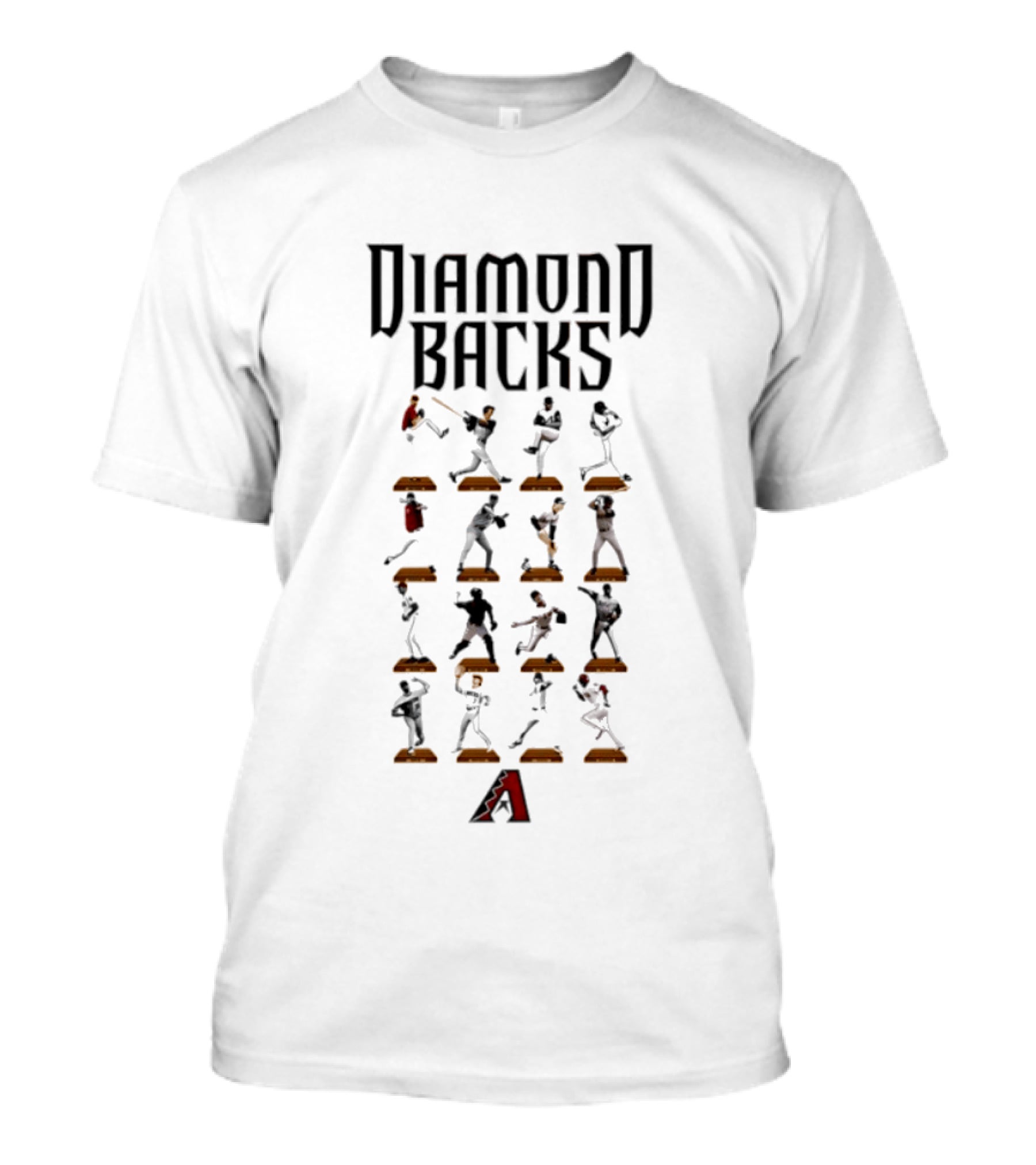 Diamondbacks Hall Of Fame MLB Baseball Legends Moments T-Shirt