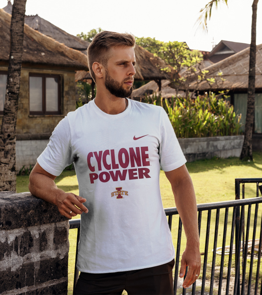 Cyclone Power Iowa State Nike Sports Fan Gear T-Shirt