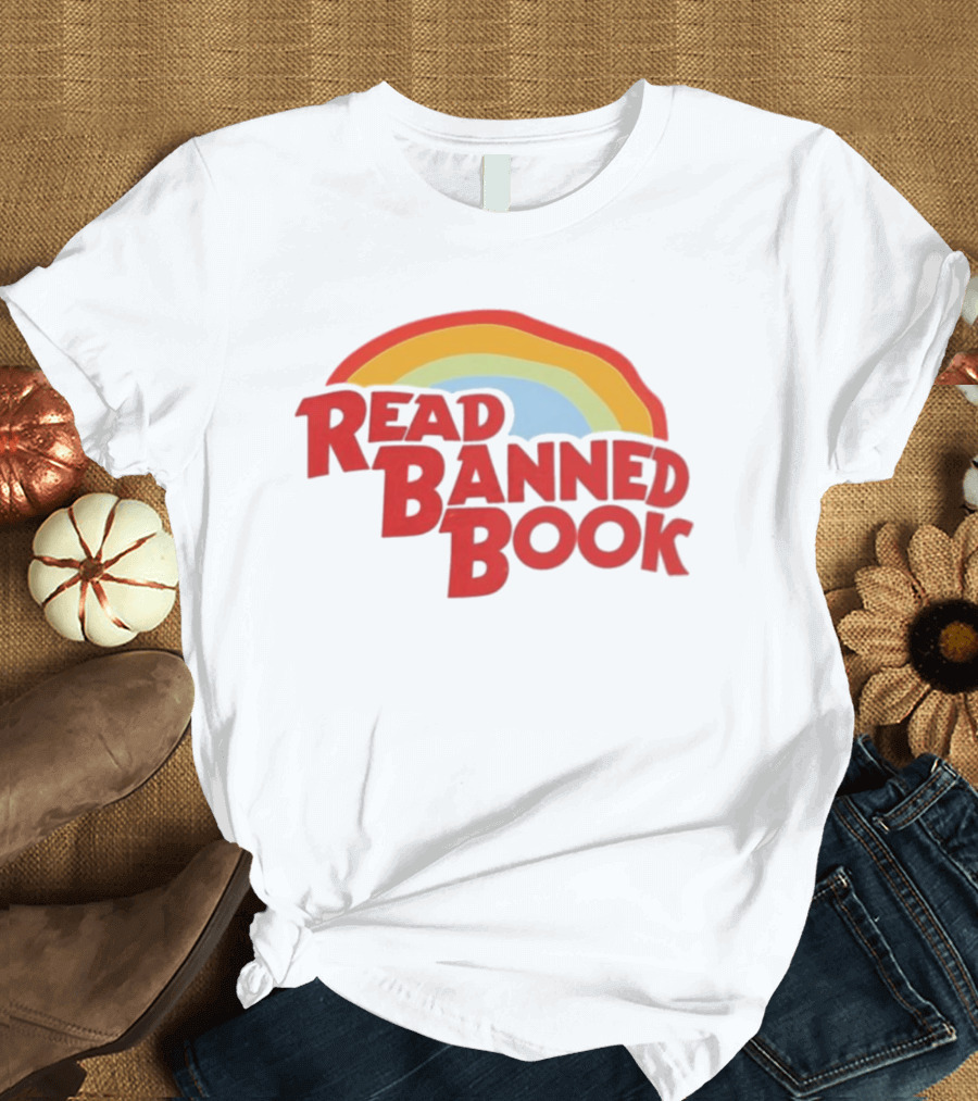 Read Banned Book Rainbow T-Shirt